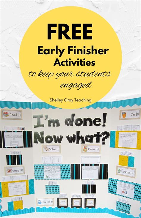 If You Want To Ensure That The Students Who Are Early Finishers Are Not