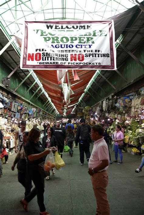 Baguio City Public Market Main Local Market Philippines Editorial