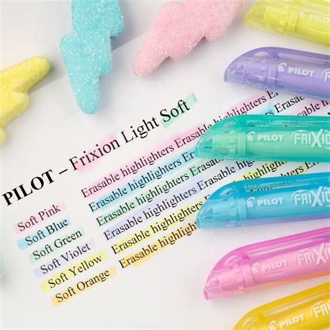 Текстовыделитель PILOT FriXion Light Soft 1-3мм зеленый пастельный - 49 ...