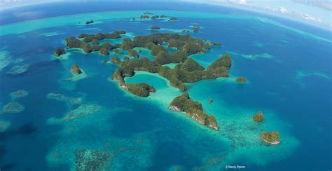 Aerial View Of The Rock Islands Of Palau 5242x2700 Mandy Etpison