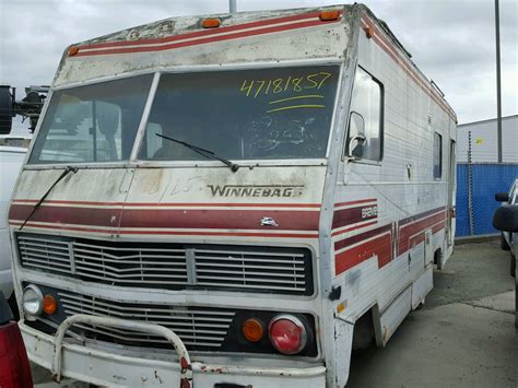 10f40j193984 1978 White Winnebago Motorhome On Sale In Ca Hayward