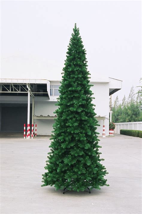 12ft Slim Christmas Tree 366m Artificial Xmas Tree Warehouse