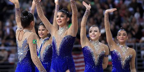 Brasil conquista quarto lugar inédito no Mundial de Ginástica Rítmica ...