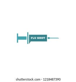 Flu Shot Sticker Vector Illustration Flat Stock Vector (Royalty Free ...