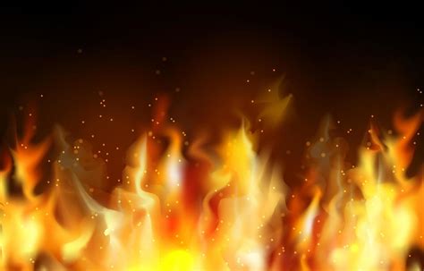 Realistic Fire Flare Effect Background 23150176 Vector Art At Vecteezy