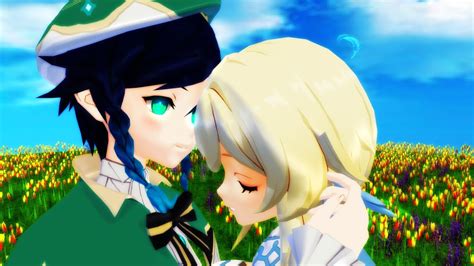 [mmd Genshin Impact] Closer Venti X Lumine Youtube