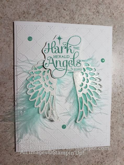 Feathery Angels Wings Wings Card Angel Cards Handmade Sympathy Cards