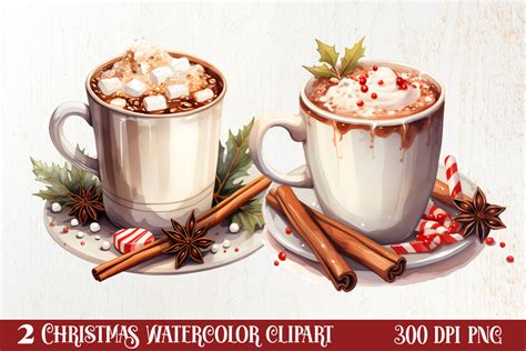 Christmas Coffee Hot Cocoa Clipart Graphic By Craftart Creative Fabrica