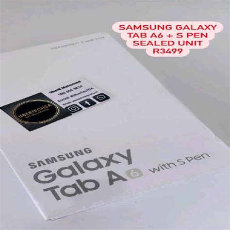 Samsung Galaxy Tab A6 S Pen Sealed Brand New In Port Elizabeth