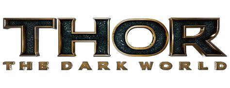 Thor The Dark World Title Logo Png By Dinesh Musiclover On Deviantart