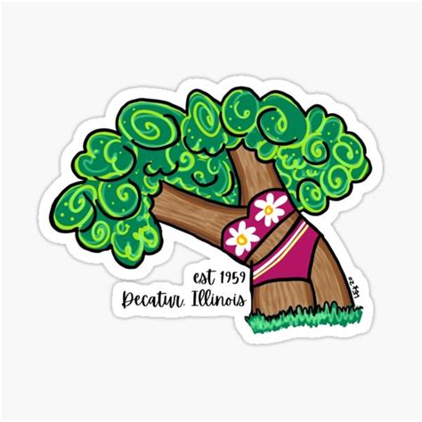 Bikini Tree In Flower Suit Sticker For Sale By Ladysmith Redbubble