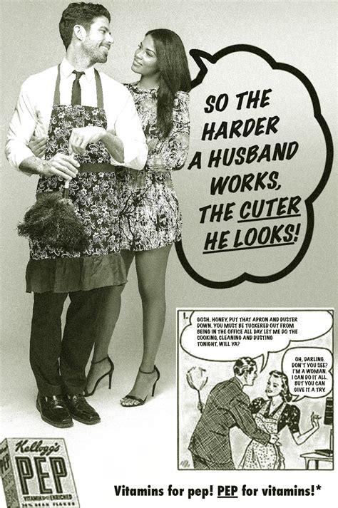 This Feminist Campaign Reimagines Sexist '50s Ads To Put Men In Women's