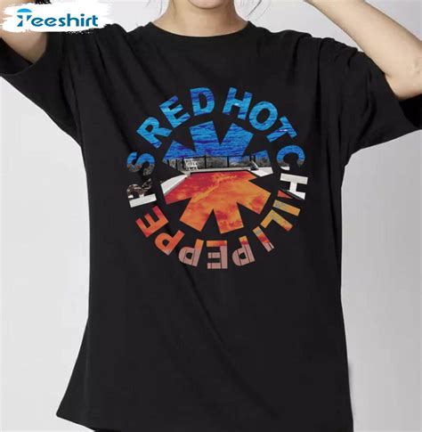 Red Hot Chili Peppers Shirt Californication Rock Band Short Sleeve Tee Tops