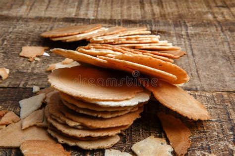 Galletas Japonesas Tradicionales Del Arroz Senbei Imagen De Archivo