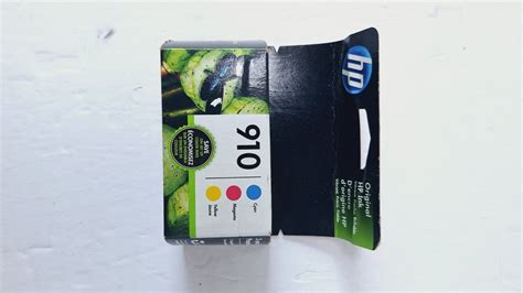 HP 910 Ink Cartridges Combo Pack Cyan Magenta Yellow Expire 7 21