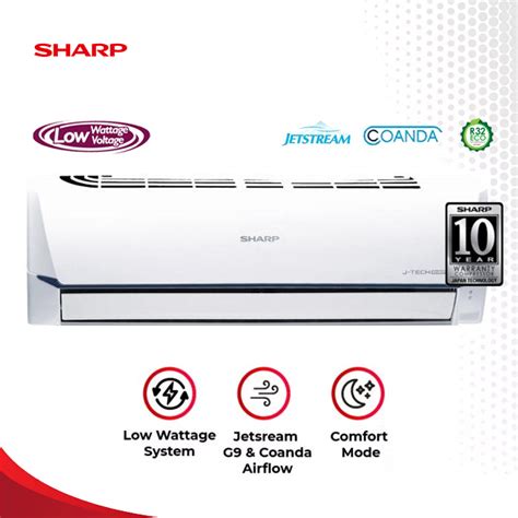 Sharp Ac Wall Mounted Split Low Watt Pk Ah A Udl