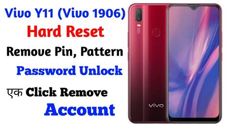 Vivo Y Vivo Hard Reset Pin Pattern Password Unlock Pc Vivo