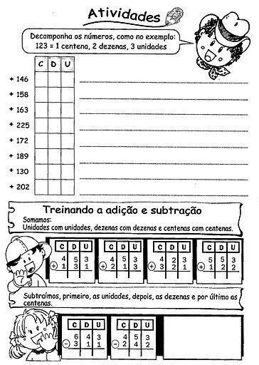 Atividades De Matemática Unidade Dezena Centena E Milhar