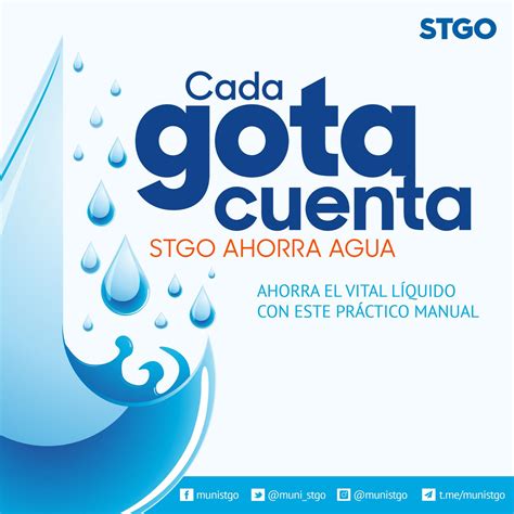 Cada Gota Cuenta Stgo Ahorra Agua By Municipalidad De Stgo Issuu