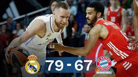 Euroliga el Real Madrid de baloncesto gana al Bayern y se jugará el