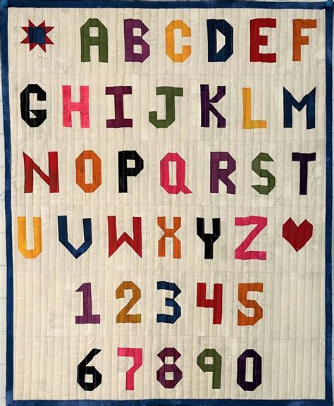 Alphabet Soup Quilt Pattern Etsy