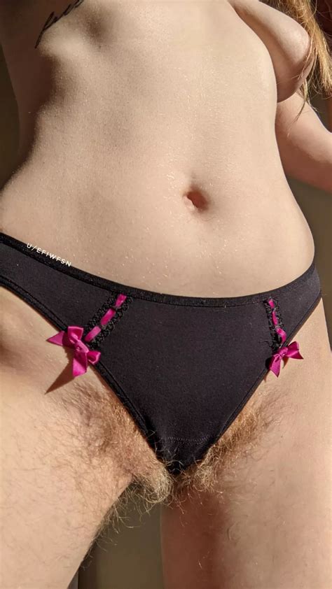 I Ve Got Bows On My Panties Because My Hairy Pussy Is A Gift Nudes By