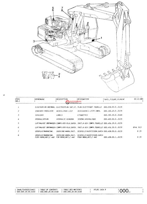 ATLAS Wheel Excavator 1404 Spare Parts | Auto Repair