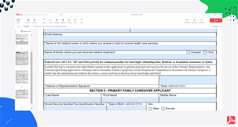 Va Cg Form Pdfliner Blank Online