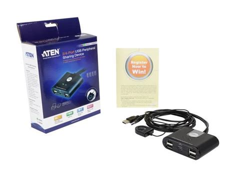 ATEN US224 2-Port USB Peripheral Sharing Device - Newegg.com