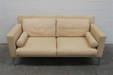 Rare Immaculate Walter Knoll Jason Seat Sofa Bed In Cream