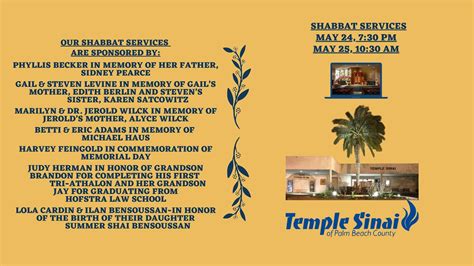 Erev Shabbat Service Friday May 24 2024 7 30 PM YouTube