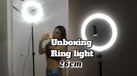 Unboxing RING LIGHT 26Cm tripé VALOR ONDE COMPREI VALE A PENA E