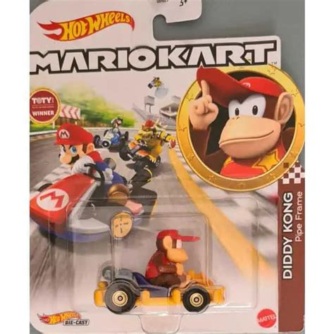 Hot Wheels Mario Kart Diddy Kong Pipe Frame Universo Hot Wheels