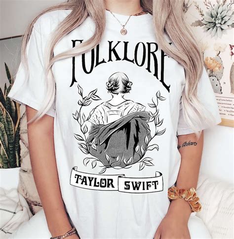 Vintage Taylor Swift Folklore Art Shirt, Folklore Shirt, Folklore Merch ...