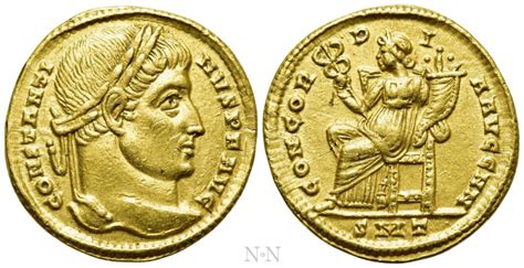 Biddr Numismatik Naumann Auction Lot Constantine I The