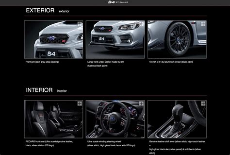 Subaru Launches Wrx S Sti Sport Special Edition In Japan