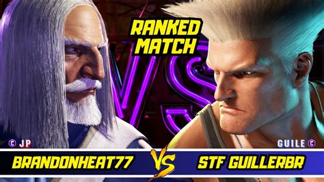 STREET FIGHTER 6 BRANDONHEAT77 JP VS STF GUILLERBR GUILE YouTube