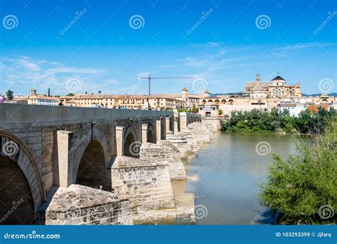 Roman Bridge Over Guadalquivir River Editorial Stock Image - Image of ...