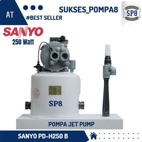 Promo POMPA AIR SANYO PD H250B OTOMATIS POMPA AIR JET PUMP Diskon