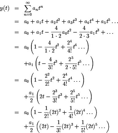 Series Solutions First Examples