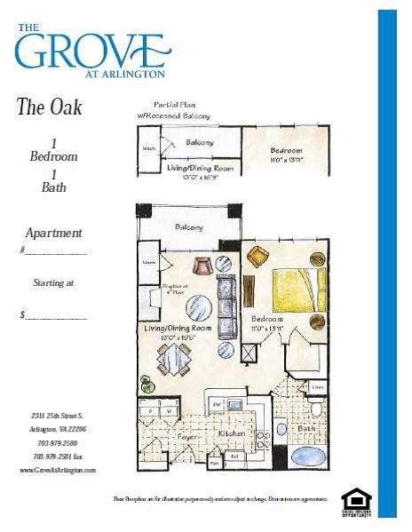 The Grove At Arlington Floor Plans