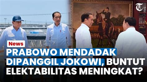 MOMEN Prabowo Mendadak Dipanggil Menghadap Presiden Jokowi Di Bogor