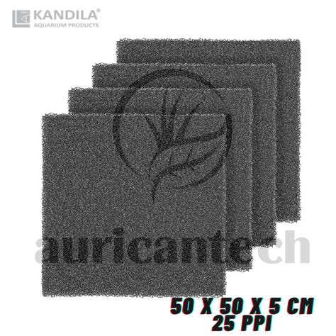 Jual BIOFIL BIOFOAM BUSA HITAM 50 X 50 X 5 CM MEDIA FILTER BIOFILL FOAM