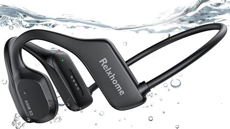 Relxhome Casque Conduction Osseuse Écouteur Natation À Bluetooth 5 2