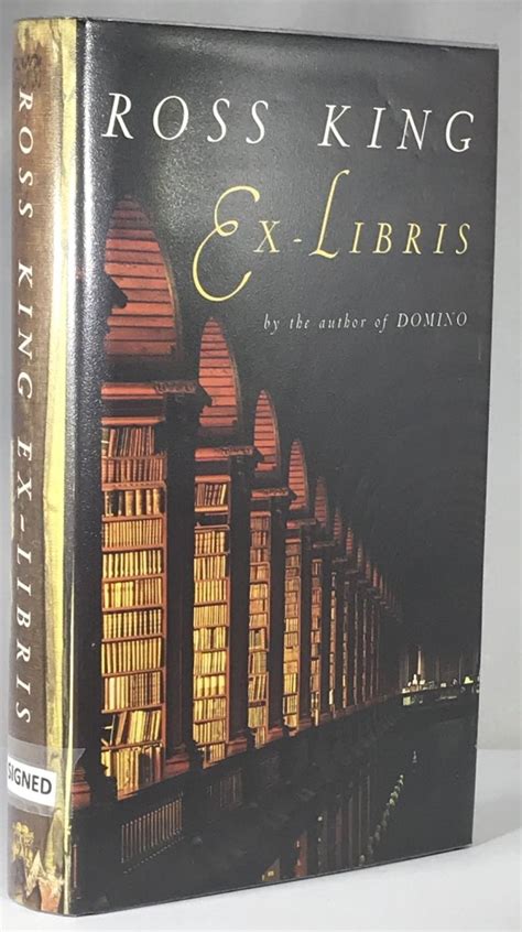 Ex Libris By King Ross Fine Hardcover St Edition Signed By