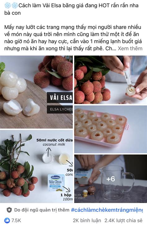 Món ăn làm từ quả vải này hot đến mức nào mà khiến dân tiktok nháo nhào đua nhau làm