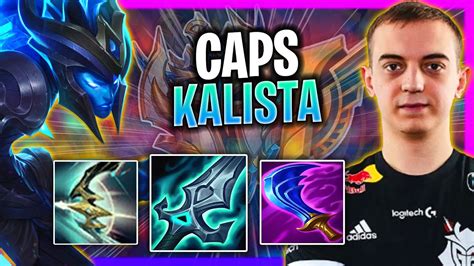 CAPS TRIES SOME KALISTA ADC G2 Caps Plays Kalista ADC Vs Aphelios