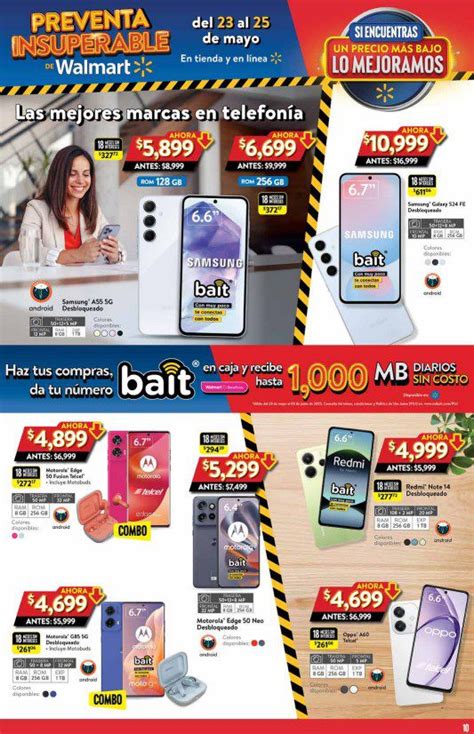 Folleto Walmart Pre Hot Sale Ofertas En Electr Nica Y L Nea Blanca Al De Mayo