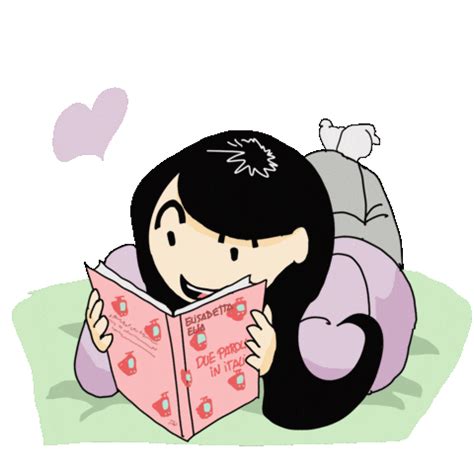 Book Reading Sticker for iOS & Android | GIPHY