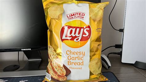 Limited Edition Cheesy Garlic Bread Lays Chips Youtube